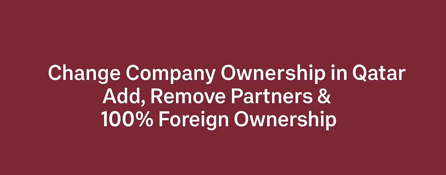 Change of Company Ownership in Qatar