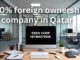 100% foreign ownership company Qatar